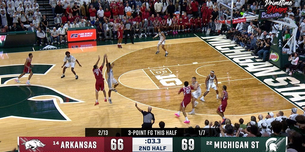 Michigan State makes defensive stand to seal win vs. Arkansas