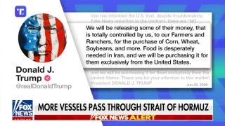 Trump announces $500 million of American goods will be purchased for Iran