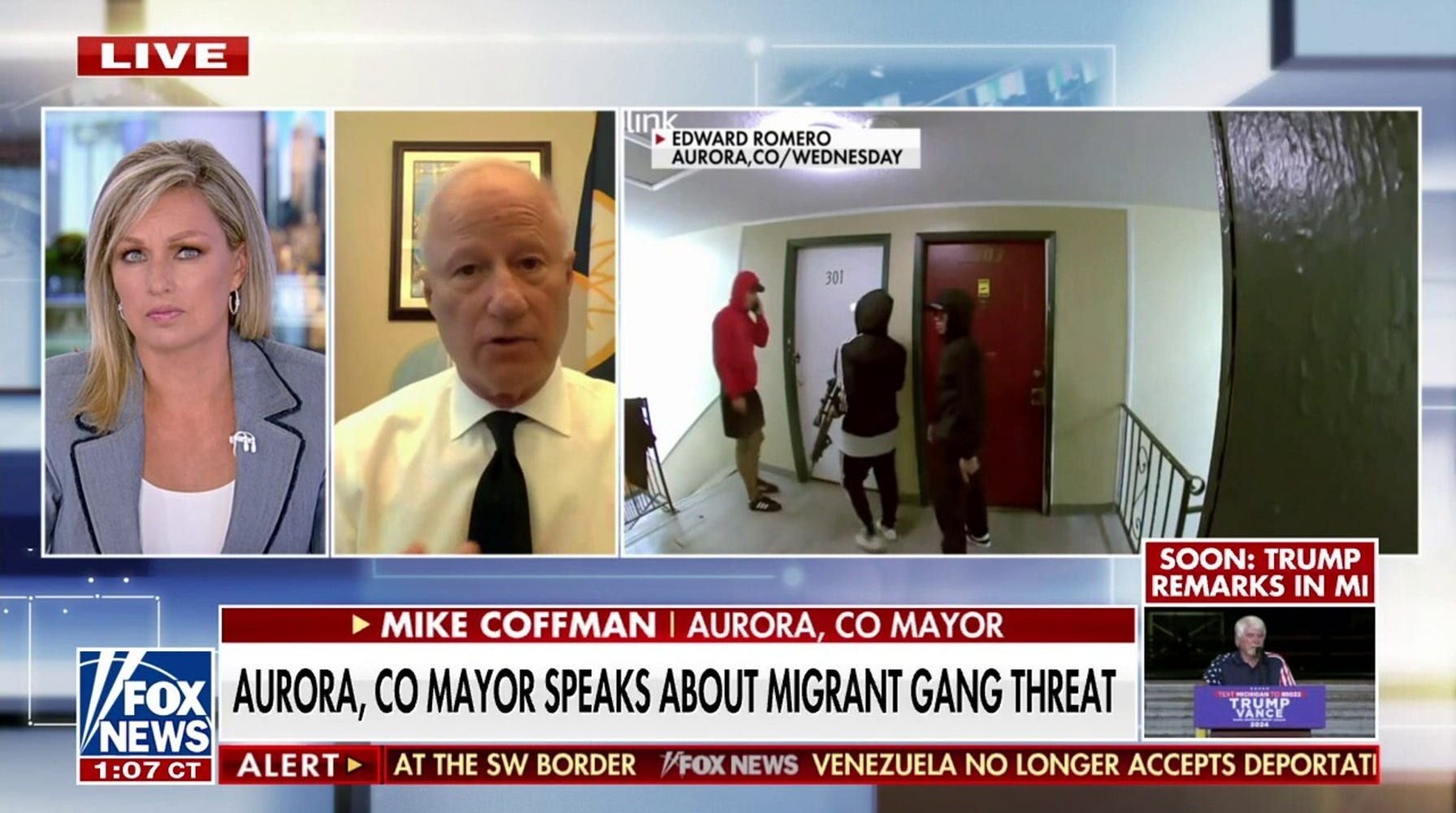 Aurora Mayor: City 'Victim of Failed Policy at Southern Border' After Gang Takeover