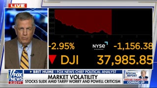 A los mercados y las economías no les gusta la inestabilidad, explica Brit Hume