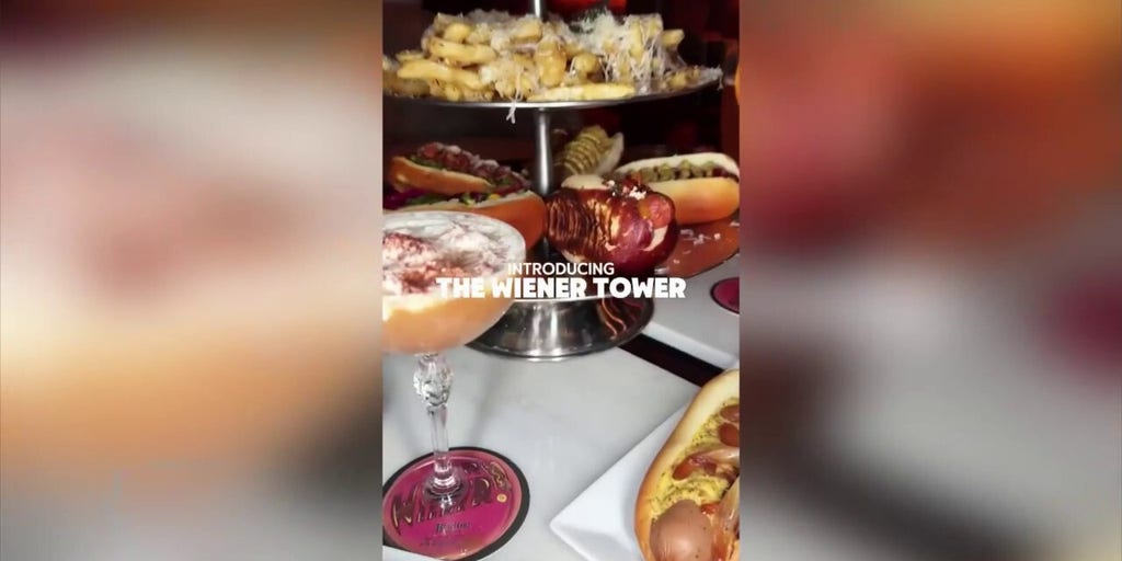 Hot dog towers become social media sensation
