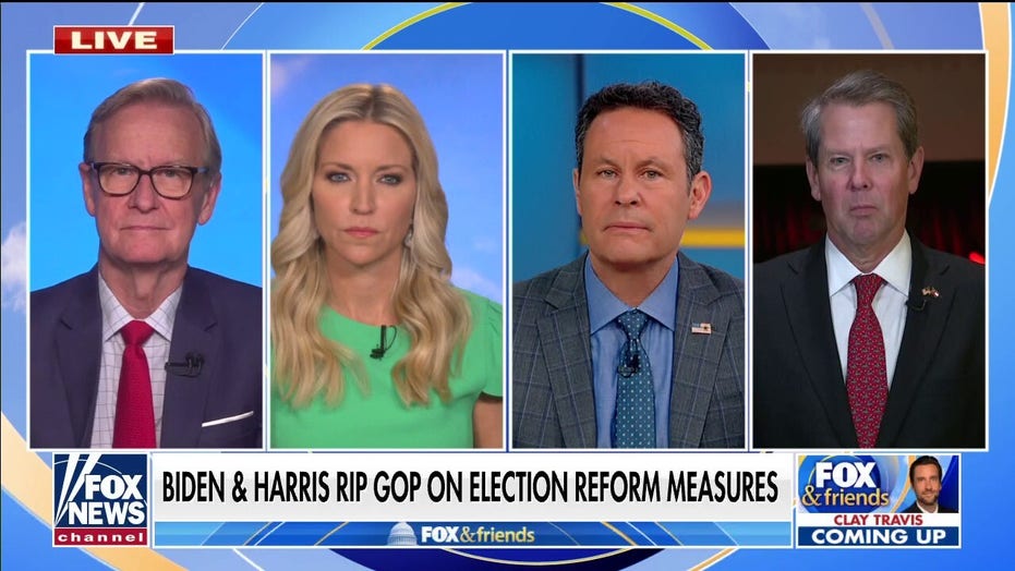 Gov. Kemp hits back at Biden, Harris' criticism of state's