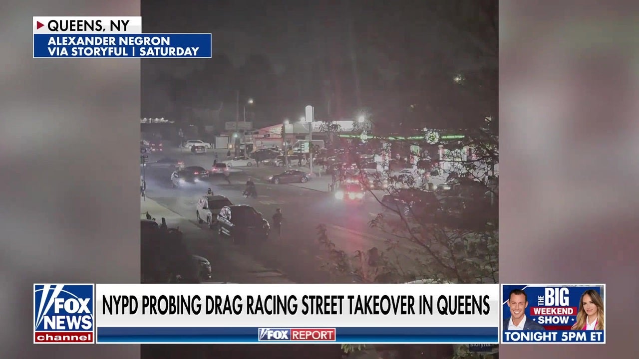 NYPD probes drag racing street takeover in Queens