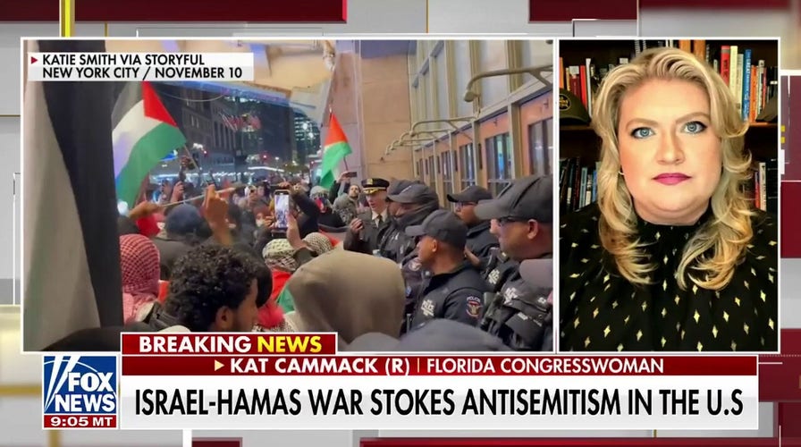 Rep. Cammack calls out irony of 'cease-fire' protesters resorting to violence against police