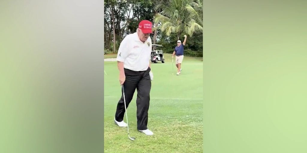 Trump ‘winning’ with sweet golf shot during latest round