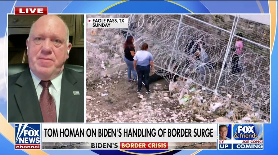 The Biden administration is ‘ignoring the laws’ on immigration: Tom Homan