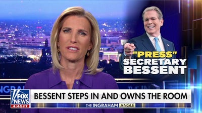'Press secretary' Bessent owns the room