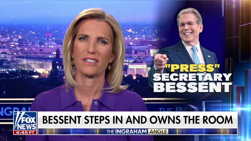'Press secretary' Bessent owns the room