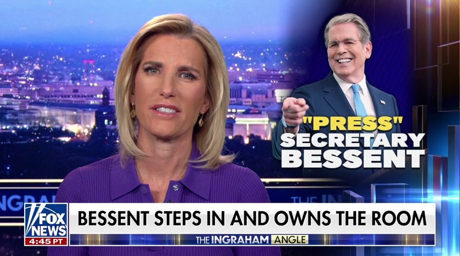 'Press secretary' Bessent owns the room