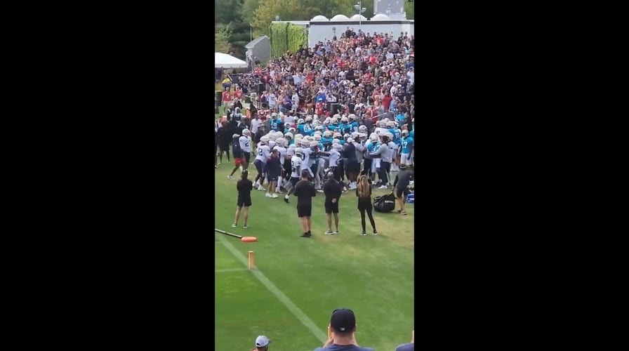 Patriots, Panthers players fight again in practice, this time
