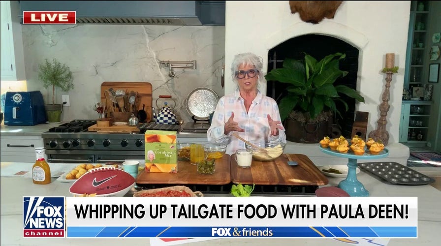 Paula Deen reveals recipe for her BBQ chicken cornbread cups ahead of the Big Game