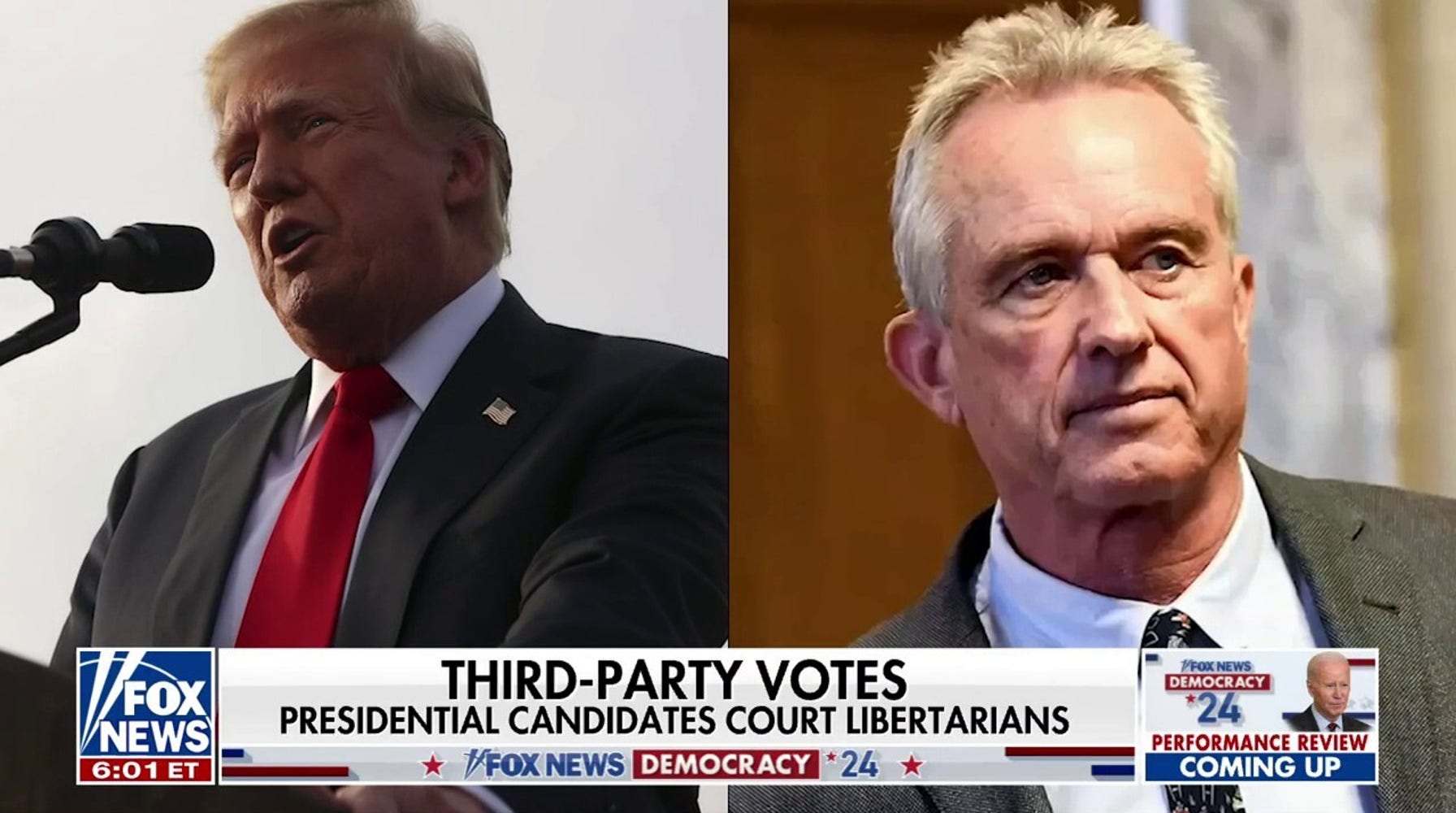 Trump and Kennedy Court Libertarian Voters with Promises of Clemency and Crypto Support