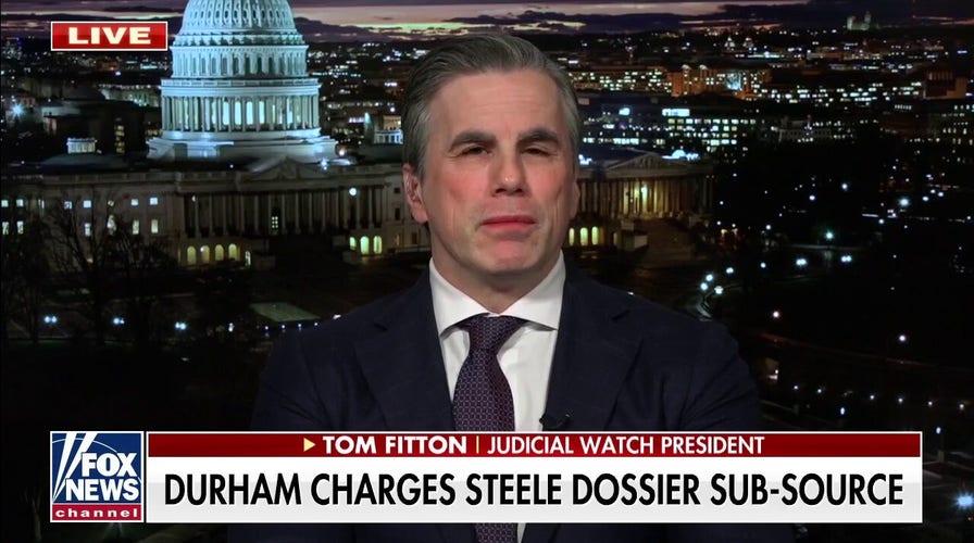 Tom Fitton reacts to Durham charging Steel Dossier sub-source: ‘Is this an FBI informant?’