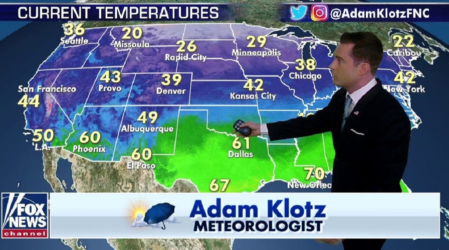 National forecast for Tuesday, March 17