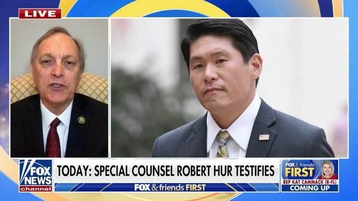 Biden's 'mental capacity,' his intent with classified docs will be questioned in Hur's testimony: Andy Biggs