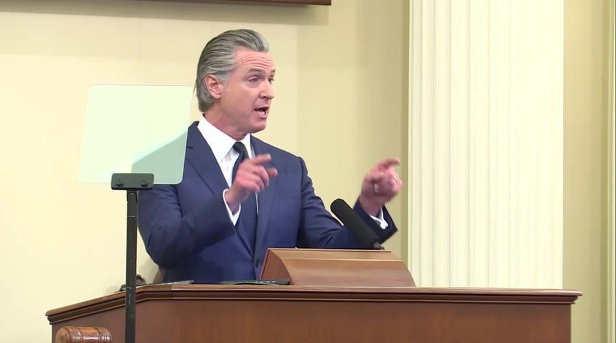 Newsom says California ‘won’t retreat’ as he defends legal fights against the White House in final State of the State