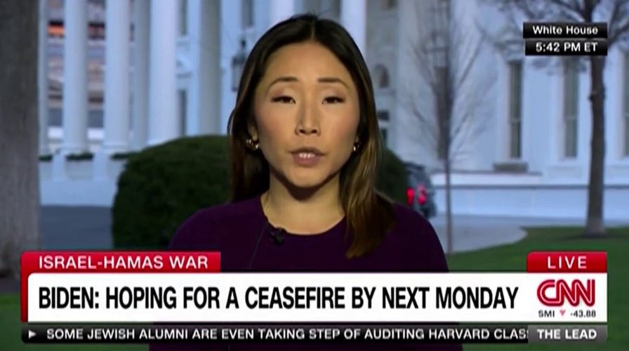 Jake Tapper surprised by Biden revealing possibility of cease-fire while eating ice cream