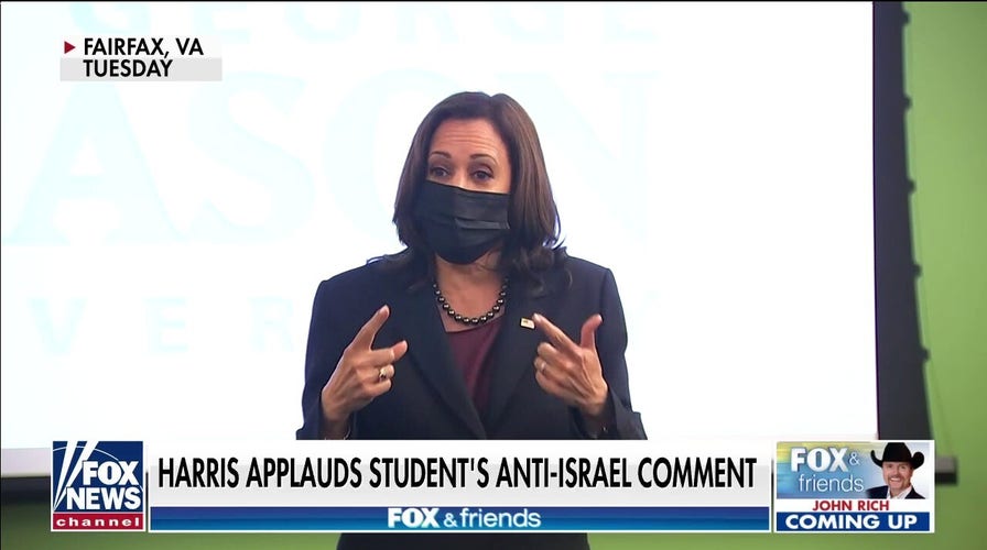 VP Harris under fire after student's anti-Israel 'ethnic genocide' comment