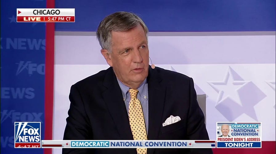 Democratic Party 'turned in desperation to Kamala Harris' after Biden considered 'sure loser': Brit Hume