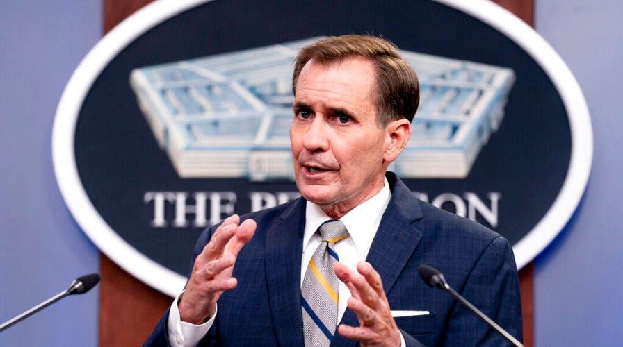 Pentagon Press Secretary John Kirby briefs the media as Ukraine identifies day it believes Russia will launch 'attack'