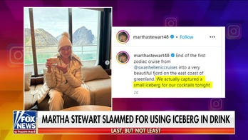 Martha Stewart sparks fury with photo from cruise ship