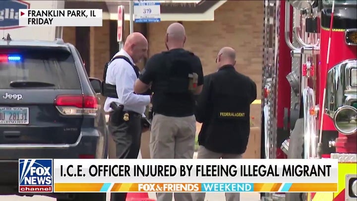 ICE officer injured by fleeing illegal migrant in Chicago