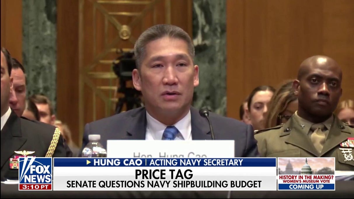 Senate grills Navy over shipbuilding budget
