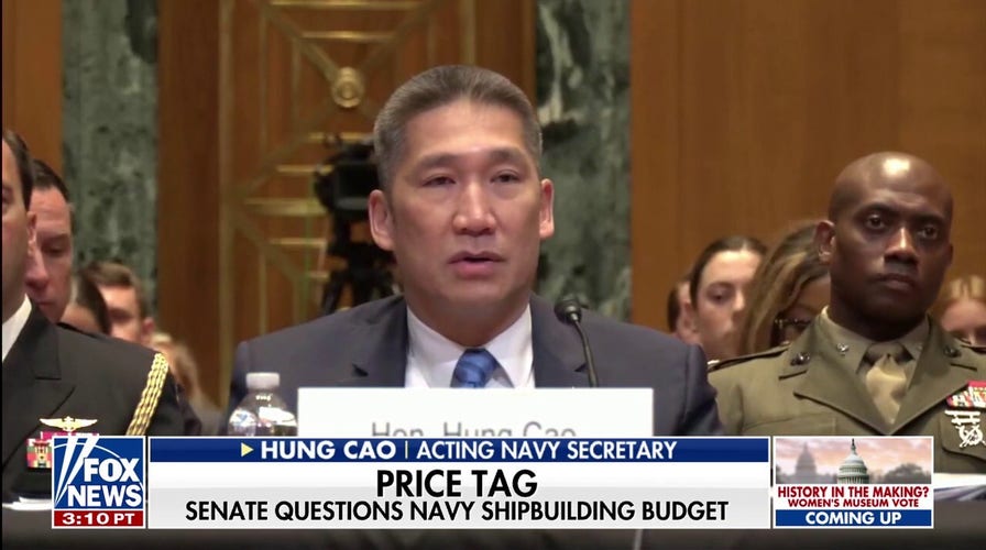 Senate grills Navy over shipbuilding budget