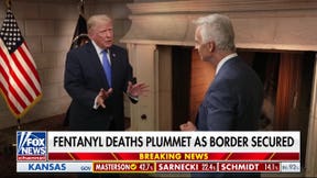 Trump touts securing southern border as fentanyl deaths plummet