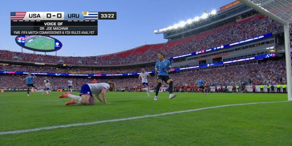 United States' Tim Ream makes an UNREAL save to cap off a WILD sequence vs. Uruguay | Copa América 2024