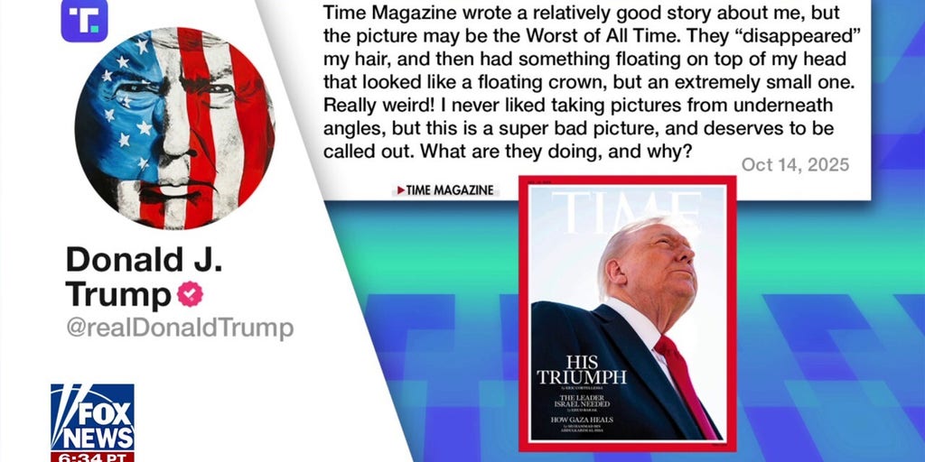 Trump calls out Time magazine cover, says it's a ‘super bad picture’ of him
