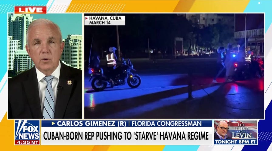 Cuban-born lawmaker pushes US to 'starve' Havana regime