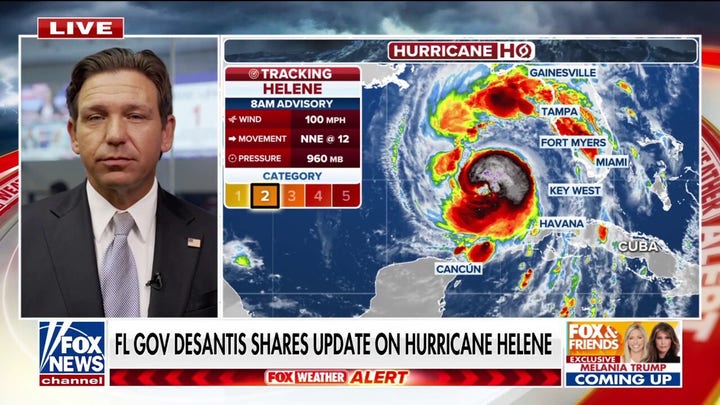 Gov. DeSantis provides update on Hurricane Helene: Time to evacuate is running out
