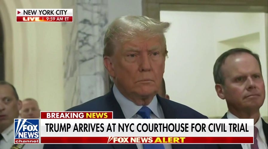 Trump decries corruption, 'election fraud' at NYC civil fraud trial