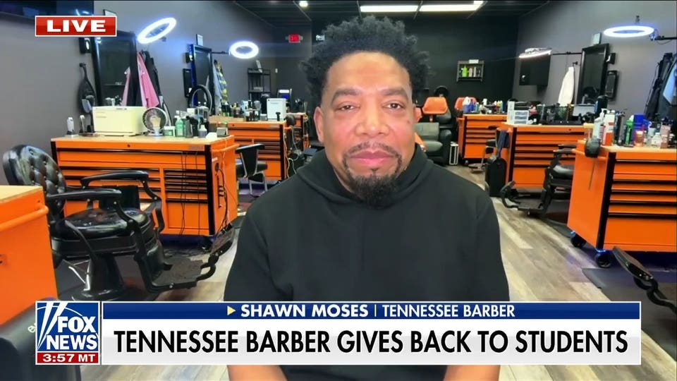 Tennessee barber Shawn Moses on giving free back-to-school haircuts