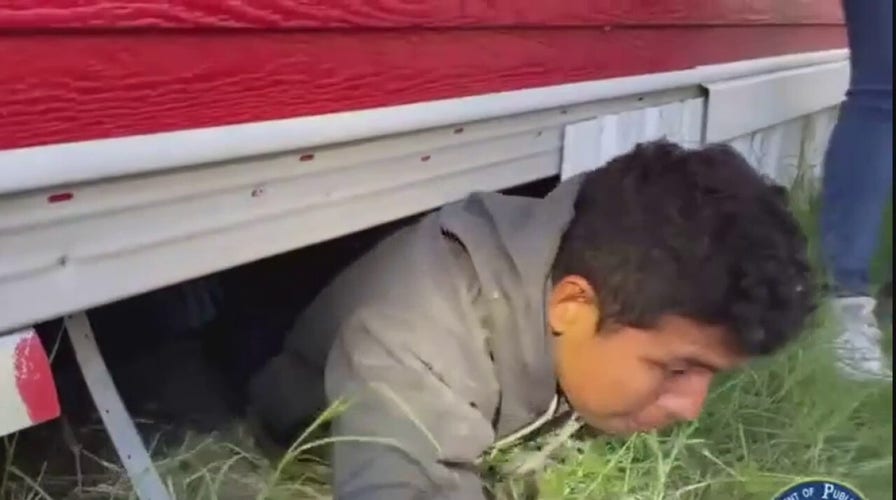 Illegal immigrants in Texas found hiding from authorities underneath a house