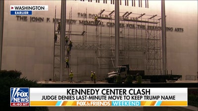 Workers remove Trump’s name from Kennedy Center after court ruling
