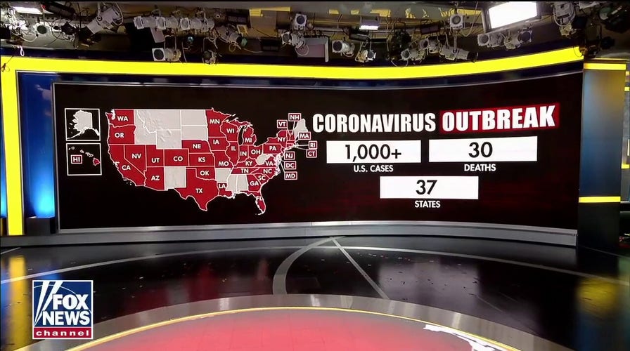 Over 1,000 people in 37 states infected with coronavirus