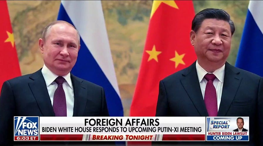 President Biden reacts to Putin's arrest warrant as China meets with leader