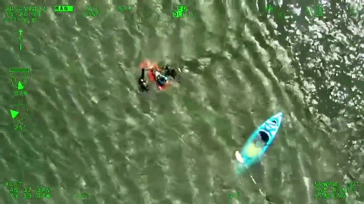 NYPD water rescue caught on video