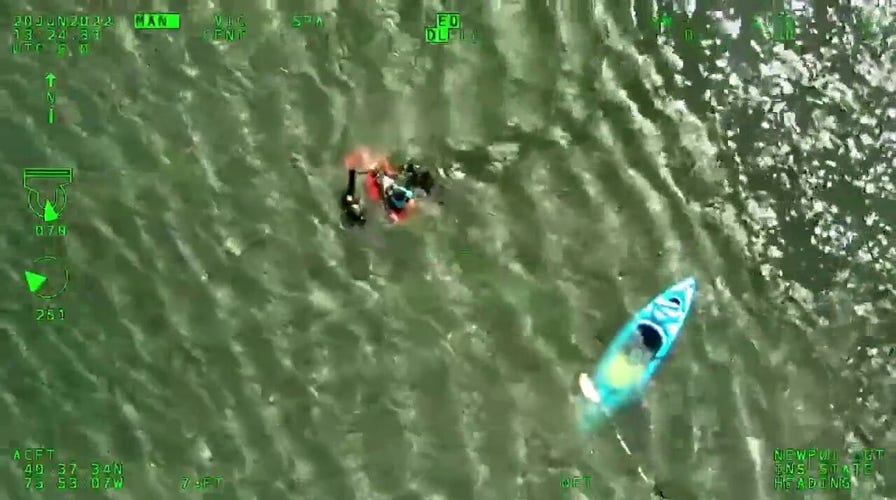 NYPD water rescue caught on video
