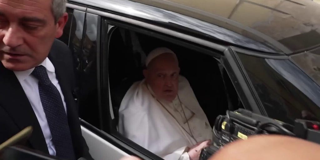 Recovering Pope Francis spends Holy Thursday at Rome prison