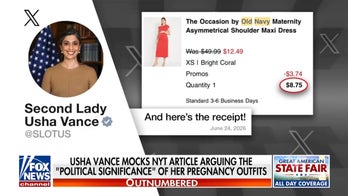 Usha Vance mocks NYT article over 'political significance' of pregnancy outfits