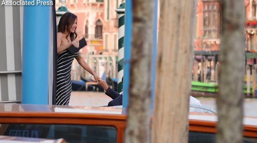 Jeff Bezos and Lauren Sánchez arrive in Venice, Italy ahead of their wedding day
