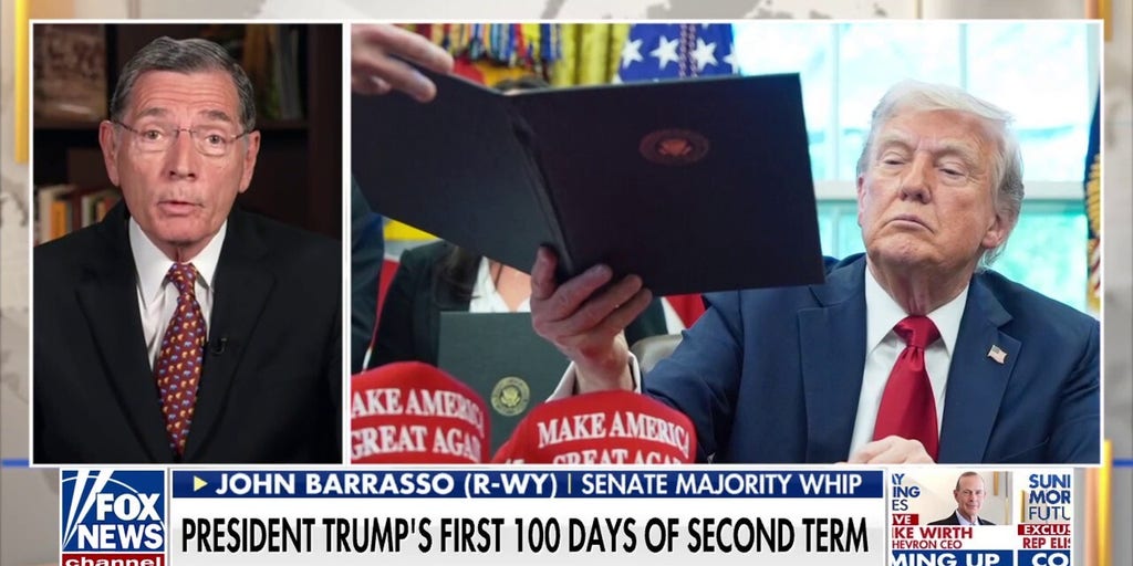 Pace and progress made in Trump's 100 days has been 'breathtaking,' Sen. Barrasso says