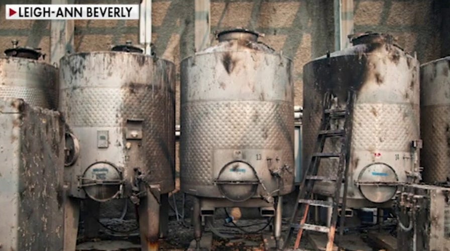 Wineries in California ravaged by wildfires
