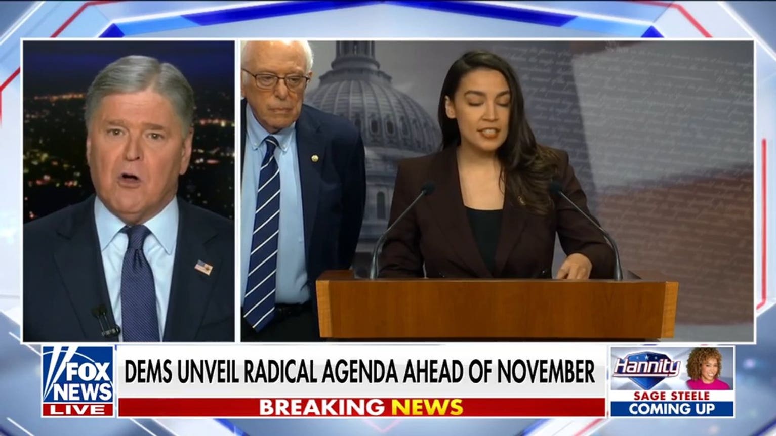 Hannity: Far-left Democrats literally want to 'shred' our construction