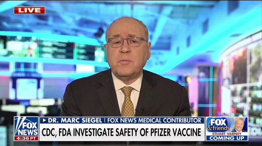 Pfizer COVID vaccine safety is 'clearly something we have to take seriously': Dr. Marc Seigel