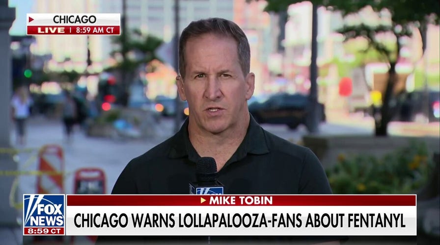Lollapalooza fans warned to test drugs for fentanyl