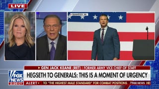 Gen Jack Keane: I would find it 'STUNNING' if any general disagreed with Pete Hegseth on this